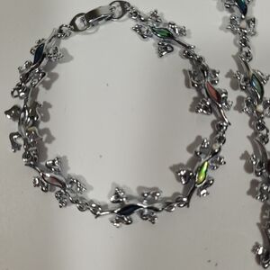 Lizard linked bracelet